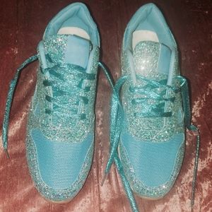 Womens Glitter Athletic Shoes